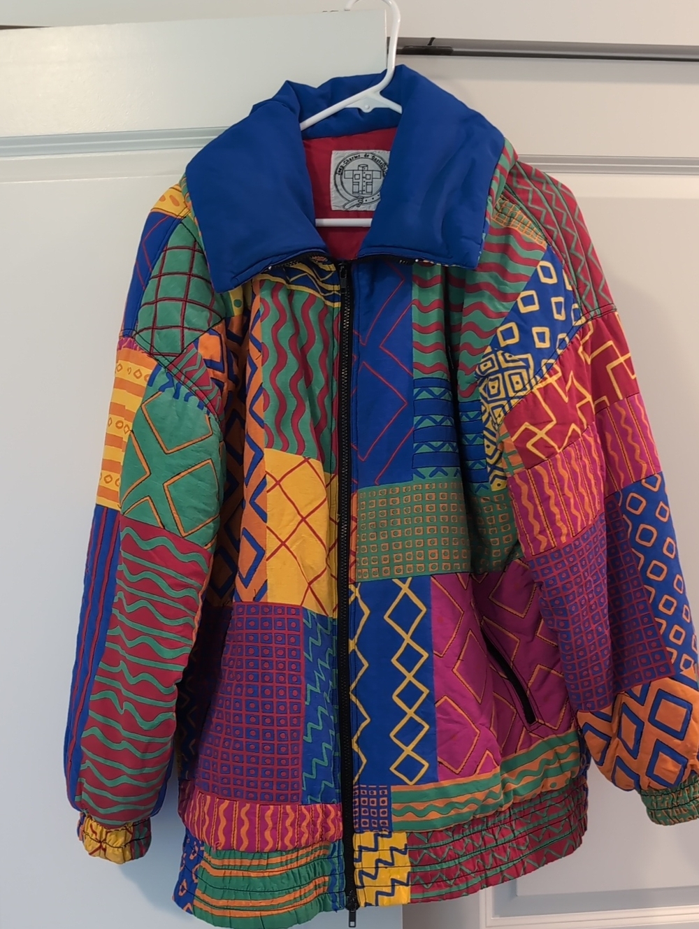 Vintage Jean-Charies de Castelbajac Multicolor Patchwork Puffer Jacket